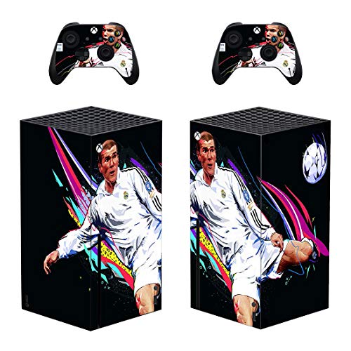 Комплект Кожи за конзолата FELIPE SEIJI на VIOLETA Xbox Series X и 2 контролери - Футболен мач – Винил Xbox