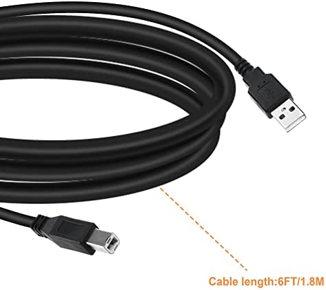 Подмяна на кабел USB-кабел CJP-Онази 6 фута за принтер Kodak Easyshare 5100 5200 5300 3J9338 Всичко в 1