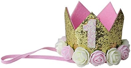 Кирей Суи, Лъскава Превръзка На Главата Принцеса с Корона на Рожден Ден За Малки Момичета, Коледна Диадема