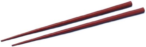 Осмоъгълен пръчици за хранене Edo 8,7 инча (22,0 см) (Розово) Червени 211868