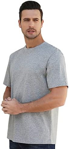 Мъжки t-shirt MAX MILKO, Класическа Риза с Къс ръкав, Памучни Блузи С Кръгло деколте, плътно Прилепнали Тениски