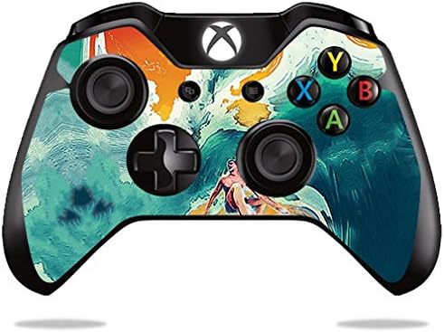 Кожата MightySkins, съвместим с контролера на Microsoft Xbox One или One S - Acid Surf | Защитен, здрав и уникален винил калъф