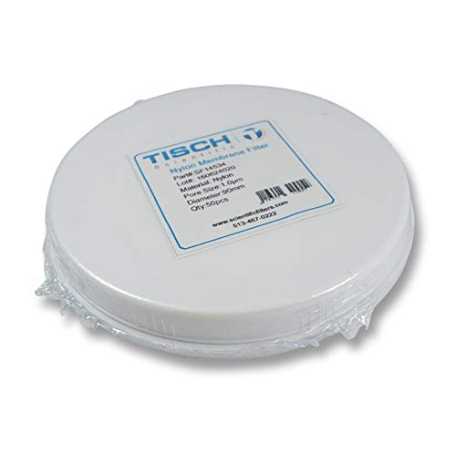 Найлонов мембранен филтър марка Тиш SF14534, 1,00 хм, 90 мм, 1 / бр. / 100 в опаковка | Смачиваемость: Гидрофильная | Максимална