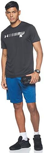 Мъжка тениска за бягане с графичен модел Speed Крачка от Under Armour с Къс ръкав