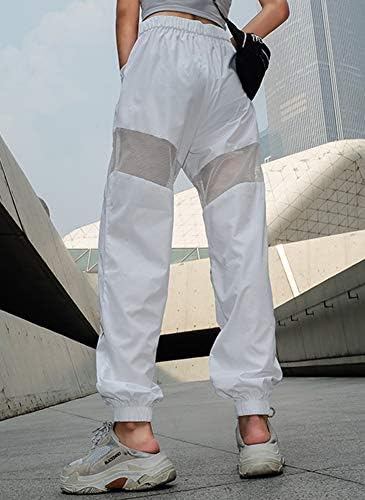 Дамски панталони за джогинг в стил Хип-Хоп с висока Талия от Окото на материал LifeShe в стил Мозайка
