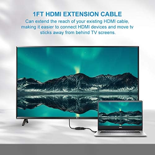 Удължител LANMU HDMI, Удлинительный HDMI кабел и от мъжа към жената, високоскоростен удължител 4K, 18 Gbit/s,