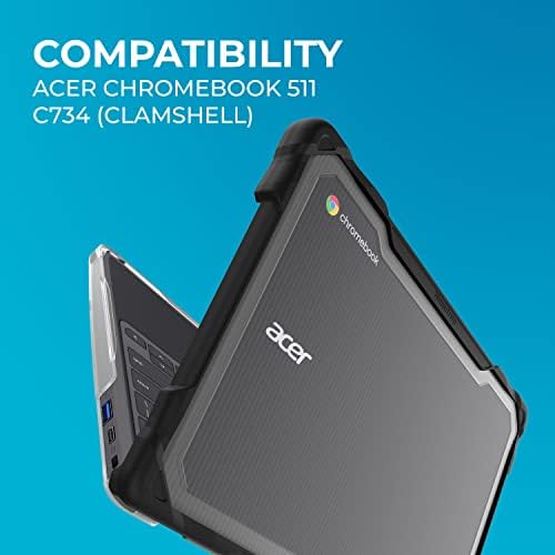 Калъф Gumdrop SlimTech подходящ за сгъваем Acer Chromebook 511 (C734). Е Предназначен за студенти, преподаватели и класни стаи K-12 - Доказани на спад, твърди, противоударные брони за над