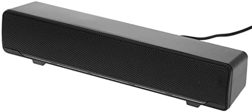 DLOETT 3.5 мм Аудио + USB Жична Компютърен Говорител Стерео Субуфер Мощен Музикален Плеър, Surround Sound, Bass Box