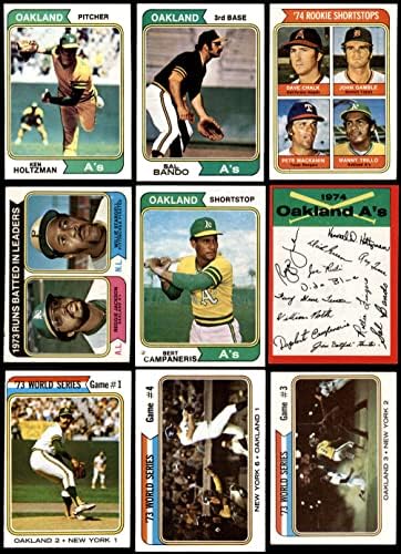 1974 Topps Oakland Athletics в Близост до командния сет Oakland Athletics (Сет) VG/EX Athletics