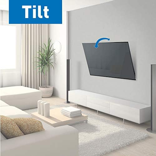 Монтиране на стена за телевизор Barkan, наклон 19-65 инча, скоба за плосък /изогнутого на екрана, капацитет до 110 килограма,