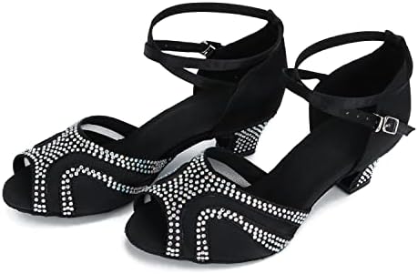 FUKZTE/Дамски Обувки за Балните Танци, Обувки за Социални Танци, Обувки за Латино Танци, Обувки За Танцуване с