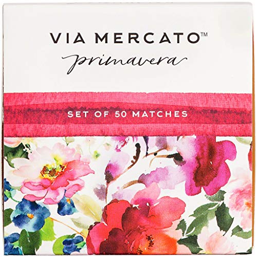 Европейското Сапун Via Mercato Primavera, Набор от Кибритена Коробков Пролетни цветя, 50 броя