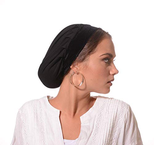 Sara Attali Design Tichel Волюмайзер и устойчива на плъзгане Превръзка На Главата, която да покрие Блестящ Бобо