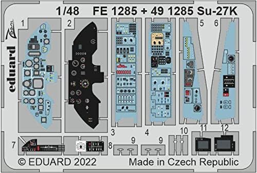 Eduard Accessories EDP491285 Едуард Снимка 1:48-Набор от аксесоари за мащабни модели на Су-27K (Мини-База)