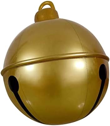 24-Инчов Гигантски Коледен Надуваем Балон От PVC с Външните Орнаменти, Надуваем Коледен Орнамент, Декорация за Коледната