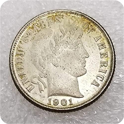Старинни Занаяти САЩ 1901-те години на Чуждестранна Възпоменателна Монета Сребърен Долар Монета