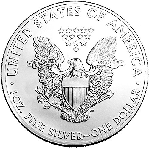 2011-1 Унция американски Сребърен Орел с нисък фиксиран лихвен процент за доставка. 999 тънки сребърни долара,