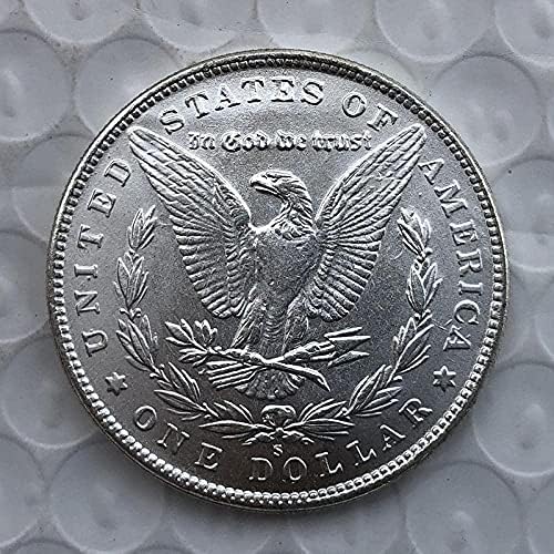 Версия 1892S Съединените Щати Морган Монета Реплика Възпоменателна Монета със сребърно покритие Занаяти Чуждестранни Възпоменателни