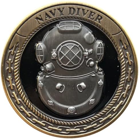 Монета на повикване на Водолаза Военноморските сили на САЩ USN