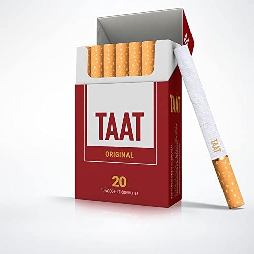 Билкови цигари TAAT - Натурални, без никотин и тютюн - Алтернативна пушачи смес от билки с екстракт от 50 mg за