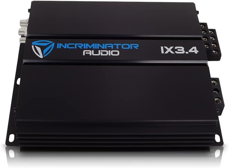 Incriminator Audio iX3.4 4-Канален усилвател пълна гама RMS x 4 мощност от 170 W