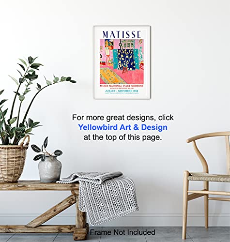 Естетическо изкуство и боядисани стени Матис - Модерен минималистичен плакат средата на века - Стенно изкуство галерии