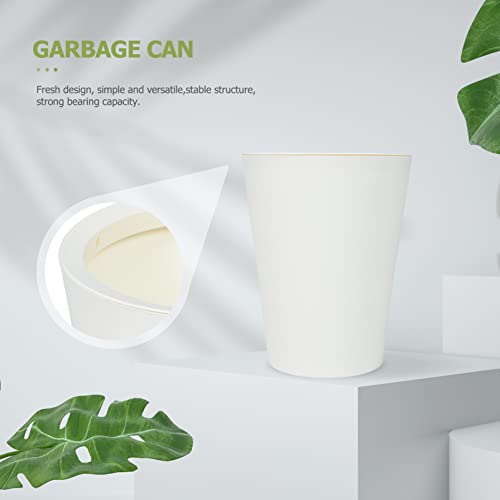 Пластмасови Кофи за Боклук Cabilock Офис Кофата за боклук Контейнер за отпадъци: Бяло Пластмасово кошче за Боклук Кошница