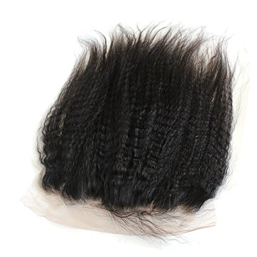 Зигзагообразные косата Къдрава Директни 13x6 Лейси Предна закопчалка Бразилски коси, предварително Выщипанные по
