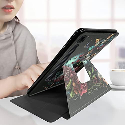 калъф за таблет Samsung Galaxy Tab S7 2020/S8 Case 2022, Калъф със сгъваща се стойка, изкуствена кожа Smart Cover