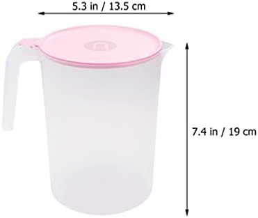 Cabilock Прозрачна Кана 1 Комплект Кана за студен чай, Кана за Вода с Голям Капацитет за многократна употреба