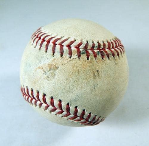 2021 Ню Йорк Метс Маями Марлинс Използвани Бейзболни Топки Джеймс Макканна groundsOut 8 - Използваните Бейзболни топки