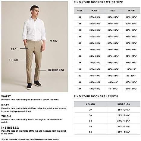 Мъжки панталони Докерите Slim Fit за работния ден, Каки 360 Smart Flex