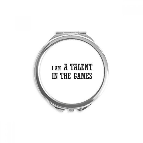 I Am A Talent Games Ръчно Компактно Огледало Кръгло Джобно Карманное Стъкло