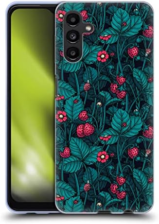Дизайн на своята практика за главата С официален лиценз Катерина Кириловой: Шарки от диви ягоди, плодове и листа, Мека Гелевый калъф, Съвместим с Samsung Galaxy A13 5G (2021)