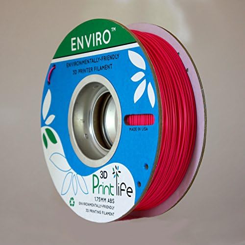 3D Printlife Enviro Екологично Чиста конци за 3D-принтер, ABS 1.75 мм от въглеродна стомана, точност на размерите