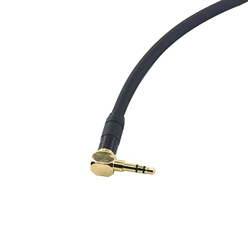 WJSTN Правоъгълен конектор 3.5 мм TRS до 3-номера за контакт Гнездовому XLR-XLR адаптер към 3.5мм микрофонному кабел (8 инча