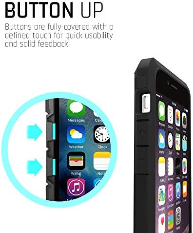 Удароустойчив калъф за iPhone 6 / 6s, Сверхпрочный Двуслойни Защитен Калъф, Сверхпрочный калъф, Предназначен за iPhone 6 / 6s