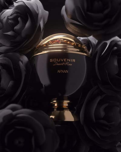 AFNAN souvenir е DESERT ROSE от Afnan Perfumes, СПРЕЙ ЗА ПАРФЮМЕРИЙНАТА ВОДА 3,4 ГРАМА