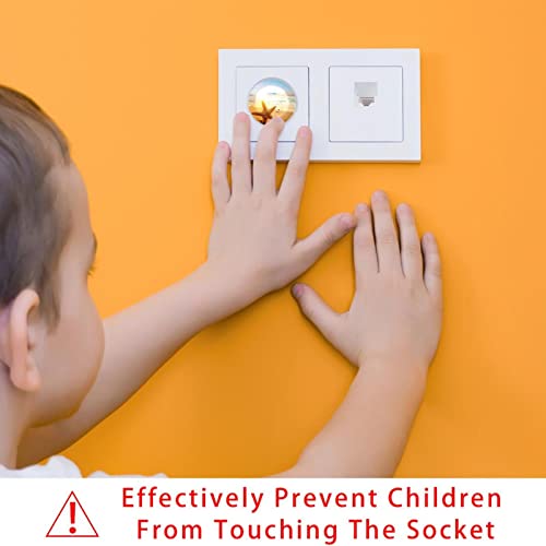 24 Опаковки на Защитени от деца Електрически Защитни Капачки За защита от деца Капачки За ключове Със Задачата Звезда