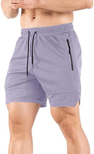 Мъжки Къси Панталони Бързо Съхнещи Ежедневни Панталони С Джобове Летни Шорти За Бягане, Мъжки Спортни Мъжки