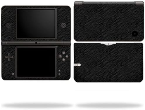 Кожата MightySkins, Съвместими с Nintendo DSi XL, амбалажна Стикер, Скинове от Черна кожа