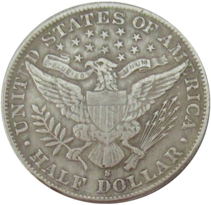 Полдоллара Фризьор Съединените Щати 1903 Г., сребърно покритие Точно Копие на Възпоменателни монети