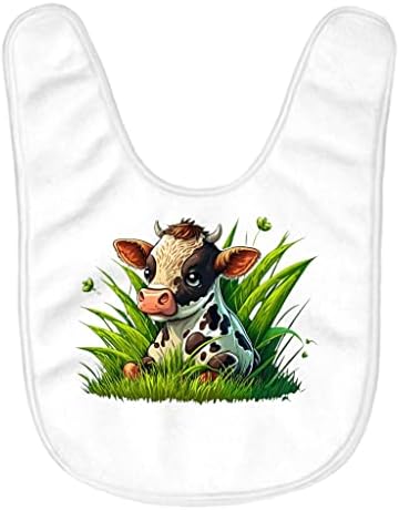 Бебешките Лигавници за селскостопански животни - Лигавници За Хранене на Крави - Сладък Престилки с принтом за хранене