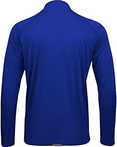 ScrapLife | Мъжки Борцовская риза Премиум-клас на 1/4 цип Essential Борба Shirt | Избор на професионалните спортисти!