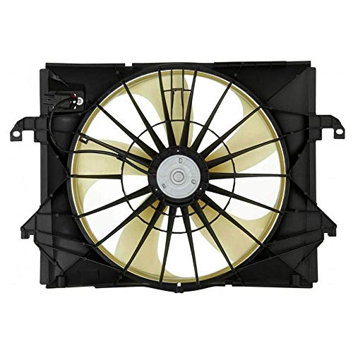 Нов охлаждащ вентилатор Rareelectrical, съвместим с Ram 1500 St 3.7 L 2012 номер на подробности 55056851AC 55056851AF CH3115164