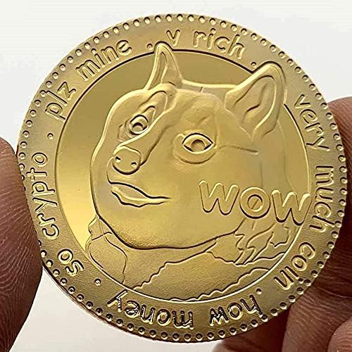 1 унция Златни Възпоменателни монети Dogecoin Криптовалюта Dogecoin 2021 са подбрани Монета Ограничена серия