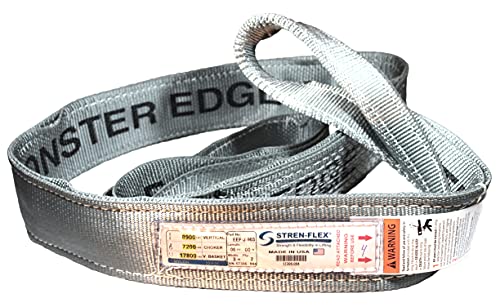 Stren-Flex EET-1-903ME-20 - Произведено в САЩ - 20-подножието найлон перевязь Monster Edge с усукани вериги