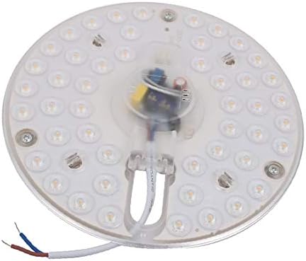 X-DREE 3шт AC185-265V 24 Watt led кръгла тавана модул с оптични лещи 48 led 3000 До (3шт AC185-265-24 Watt led лампа за оптика