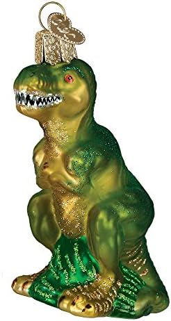 Стъклена Выдувной украшение с динозавром на Стария свят (тиранозавър рекс)