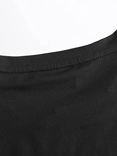 Мъжки дрехи FIOXA от две части, риза с графичен слоган и къси панталони с завязками на талията (Цвят: черен, Размер: